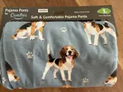 E & S Imports Women's #014 Beagle Dog Lounge Pants - Pajama Pants Pajama