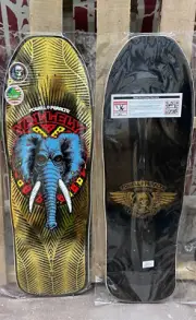 Powell Peralta Mike Vallely Elephant Classic Skateboard Deck (Gold Foil)