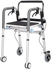Walkers for The Elderly Folding Upright Walker,Lightweight Rollator Walker,Trolleys,Four-Wheeled Seats,The Elderly, The Disabled,Walking Aids,Walking Aids Little Surprise
