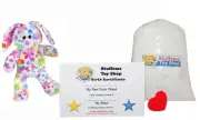 Make Your Own Stuffed Animal Mini 8 Inch Berry Bunny Kit - No Sewing Required! -