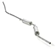 Classic Mini - Exhaust system - twin box - Mild steel • 1959-2000 GEX177