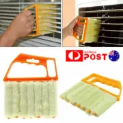 Blind Cleaner Microfibre Brush Venetian Window Air Conditioner Duster Dirt Clean