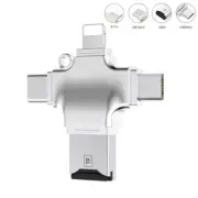 Micro TF Card Reader USB 3.0 4in1 OTG Flash Drive Adapter for Android iPhone PC