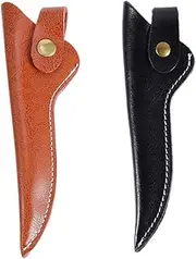 minkissy 2Pcs Scissor Protector Pouch for Hairdressing Shears Durable PU Covers Lightweight and Portable Storage for Salon Tools for Protection and Practical Use