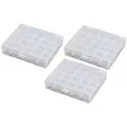 3 Pcs Bobbin Storage Case Storage Box Drawer Thread Bobbin Organizer