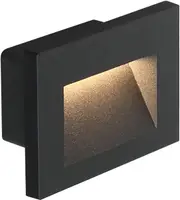LED Outdoor Brick Lights 3W 3000K Warm White, Dark Grey Mains Powered Stairs Bathroom Garden Hallway Steps