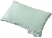 JSEIAJB Pillow Single Person Lace Side Hot Drill to Help Sleep Household Luxury Pillow Insert Pair