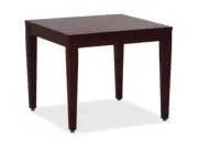 Lorell Wood Corner Table 23-3/5"x23-3/5"x20" Mahogany 59543