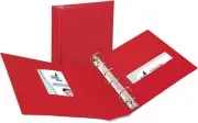 Avery 27203 Durable Binder with Slant Rings, 11 x 8 1/2, 2", Red