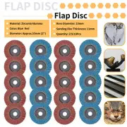 2/5/10Pcs 2'' Zirconia Flap Disc Diamond Grinding Whheel 50mm For Angle Grinder