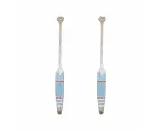 2PK Lavida Oar Rustic MED Home/Office Beachside Ornament Decor 99x8cm BLU/WHT