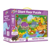 Galt 60 x 90cm Alphabet Animals Zoo Kids/Children Educational Giant Floor Puzzle