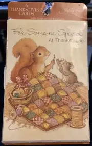 For Someone Special at Thanksgiving Religious 6 Greeting Cards set