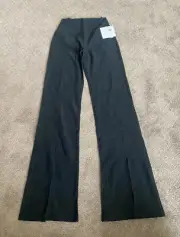 Beyond Yoga Make The Cut Split Ankle Front Pant DRKNT Size M $99