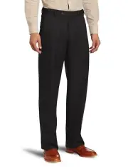 J.Braxx by BALLIN, $99 Stretch Waist, Resists Wrinkles, Dress Pant-Flat Front 46