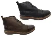 Democrata Newman Mens Brazilian Comfortable Leather Lace Up Boots