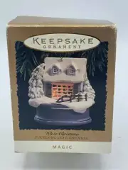 Hallmark 1994 Christmas Ornament - "White Christmas" - Magic Light & Sound