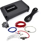 Memphis PRX1000.1V2 Monoblock Amplifier Class D 1000W RMS + FREE Amp Wiring Kit
