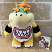 BRAND NEW Rare Baby Bowser Jr. Super Mario Bros Sanei 9” Plush Doll Toy 2017