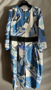 Emilio Pucci Woman Jacket Blue Sz Us12
