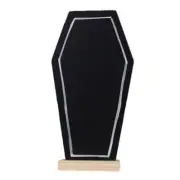 Wooden Tombstone Blackboard Chalkboard Message Memo Chalk Board Halloween Decor