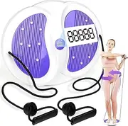 Waist Twisting Disc, with Drawstring, Foot Massage & Magnet Calculator Adjustable Body Shaping Waist Twisting Disc, Abs Core Twister, Magnetic Twisting Disc for Slimming Waist, Hips and Thighs