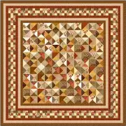CHOCOLATE BOX - Brown Pre-cut Quilt Kit -All Sizes -by Quilt-Addicts - Free Post