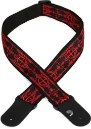 D'Addario 2" Woven Nylon Guitar Strap - Voodoo (3-pack) Bundle