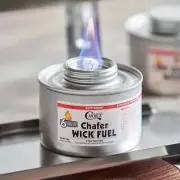 6 Hour Wick Chafing Dish Chafer Fuel Cans with Safety Twist Cap 24 Pack Case