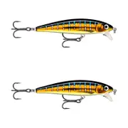 2x Rapala 10cm X Rap Magnum Cast Hard Body Casting Fishing Lure -HD Sailfish UV