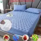 Thick Waterproof Mattress Protector Cover – 100% Non-Slip Fitted Bed Sheet Pad