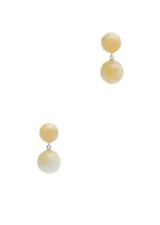 Lie Studio The Hannah Drop Earrings - Yellow - One Size One Size