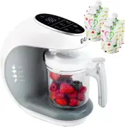 EVLA'S Baby Food Maker Steamer Blender Processor for Healthy Homemade WHITE