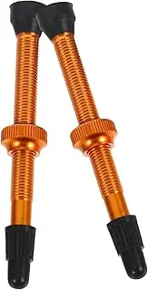 SWOOMEY 1pair Tubeless Tire Valves Valve Stem Cap Lightweight and Corrosion Resistant No Air Leakage Easy to Install for Bike Tires