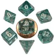 Mini Polyhedral Dice Set - Ethereal Light Blue New
