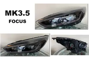 》傑暘國際車身部品《全新 FORD FOCUS MK3.5 16 17 18 年 R8燈眉 雙色 流水方向燈 大燈 頭燈