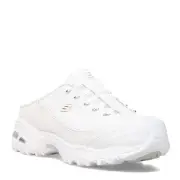 Women's Skechers, D'lites - Bright Sky Sneaker - Wide Width 11933W-WSL White BLE