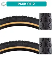 Pack of 2 Sunlite Cruiser 80 26x2.125 Clincher Wire 40 Black/Gum Reflective