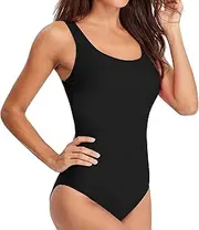 [Generic] Cotton Shorts and American Female Sense Bikini Patchwork Color Contrast Swimsuit Sexy Conservative High Waisted Bikini Bottoms