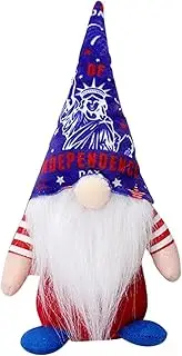 Independence Day Gnome Doll,Stars Faceless Doll Plush Decorations | Soft 4th of July Gnomes Plush for Memorial Day and Independence Day Shwing