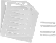 MOLUCKFU DIY Hard Drive Storage Rack for HDD External Multi Layer Hard Disk Chassis Durable and Transparent Design for Efficient Organization
