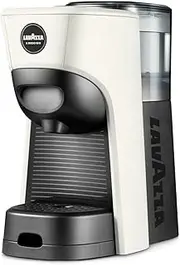 Lavazza, A Modo Mio Tiny Eco, Coffee Capsule Machine, Compact, Compatible with A Modo Mio Coffee Pods, with Automatic Shut-Off, Removable and Adjustable Cup Rest, 1450 W, 220-240 V AC, 50-60 Hz, White