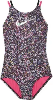 Nike Pixel Spiderback One-Piece Swimsuit L3249 Girls Size Large (12-13 YRS)