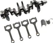 Engine Crankshaft Rods & Bearing Set Compatible With Tucson Sonata Elantra Compatible With KIA Sportage Forte Soul 2.0L DOHC G4NA 2012-2019
