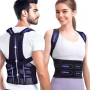 Lumewave - Posture Corrector for Men and Women,Back Brace,Breathable,Adjustab...