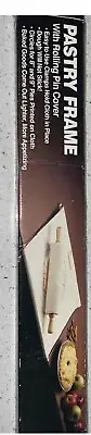 Fox Run Craftsmen PASTRY FRAME CLOTH 8-9”pie Crust Rolling Pin Cover Washable