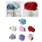 45cm Artificial Hydrangeas Flower with Stem for Home Office Decor Elegant