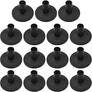 eMagTech 15PCS Plastic Felt Drum Cymbal Covers Drum Cymbal Stand Stand Replacement Accessories for Shelf Drum Kit Percussion Instrument