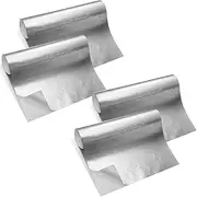 4 Sheet 12'' x 30'' Aluminized Heat Shield Adhesive Backed Thermal Barrier Insulation Wrap Adhesive Thermal Barrier Foil Tape Heat Resistant Tape Automotive Exhaust High Temp Protection