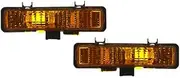 For Chevy S10 Blazer Parking/Signal Light Assembly Unit 1983-1994 Pair Driver and Passenger Side | GM2520109 + GM2521109